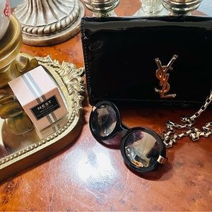 Patent crossbody bag/clutch